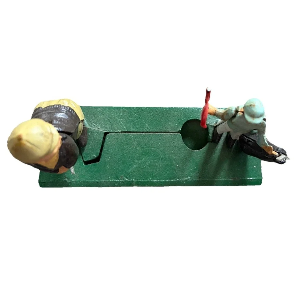 Vintage Birdie Putt-Cast Iron Mechanical Coin Bank-Golf Toy Bank
